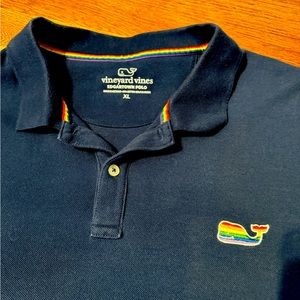 Vineyard Vines Blue - Pride - Edgartown Polo - Size XL